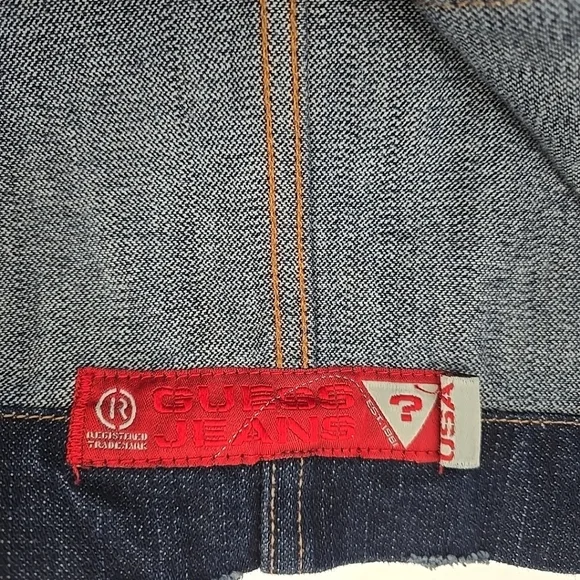 Guess Men's Cotton Jacket Size L Made In Mexico - Picture 11 of 12